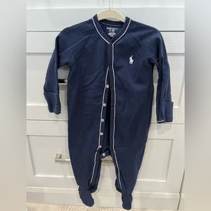 Baby Boy Footie Polo Pajamas